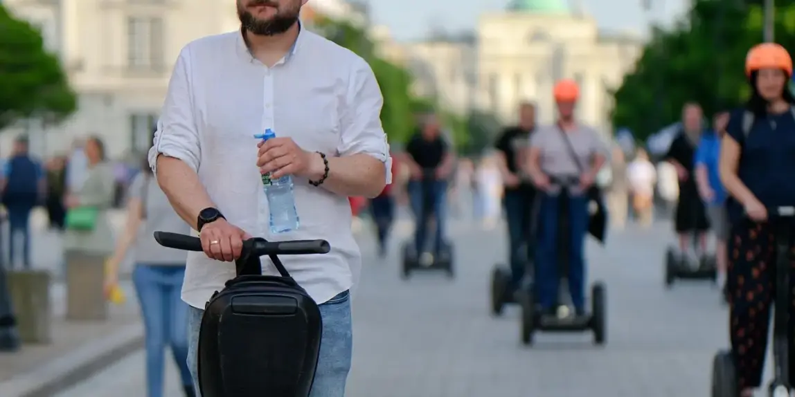 Sådan booker du en Segway-tur i Silkeborgs skove til ham